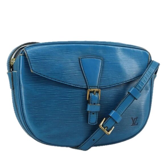 LOUIS VUITTON Epi June Feuille Shoulder Bag Blue - Picture 1 of 15